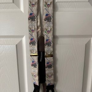 Silk Republican Party Braces (Suspenders) New $95, sell for $25